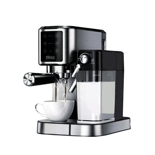 ماكينة القهوة الاحترافية DSP KA3104 – 1350 واط | ضغط 20 بار | خزان مياه 1 لتر | خزان حليب 700 مل